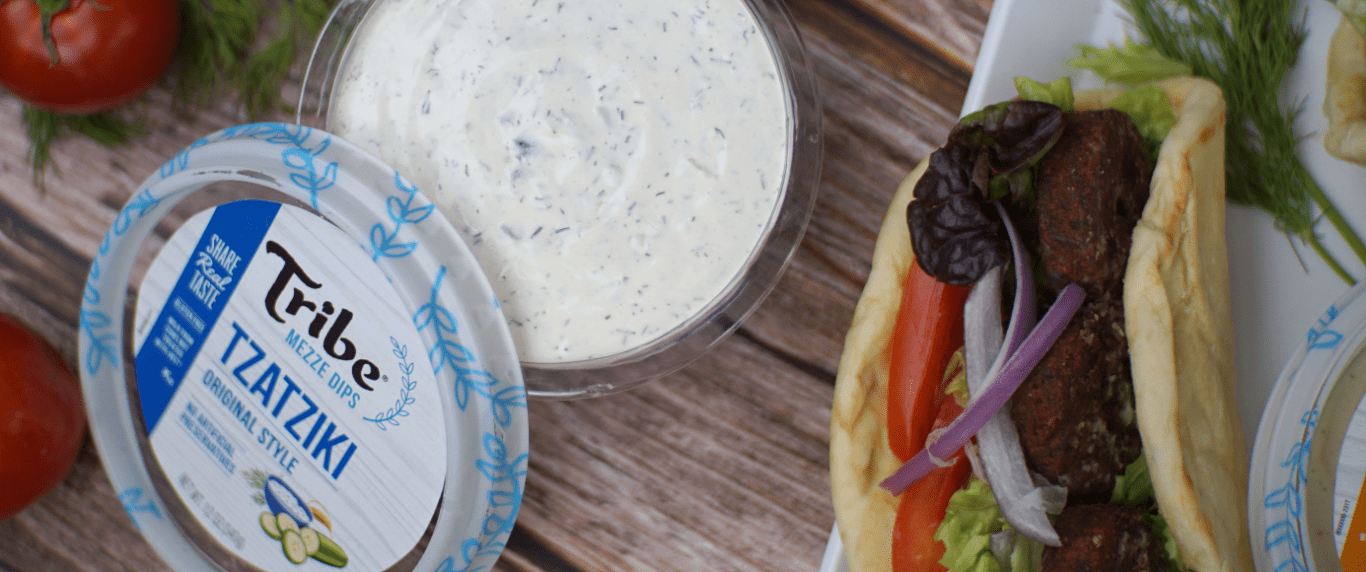 Tribe Mezze Creamy Greek Yogurt Tzatziki Dip